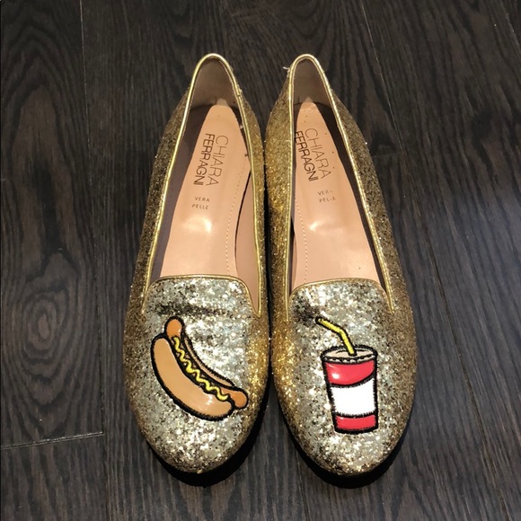 Chiara Ferragni Shoes - New Chiara Ferragni glitter flats shoes